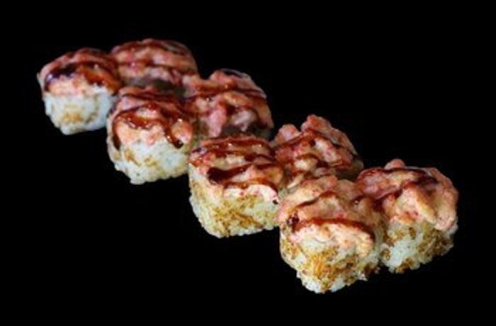 Запеченный с окунем.