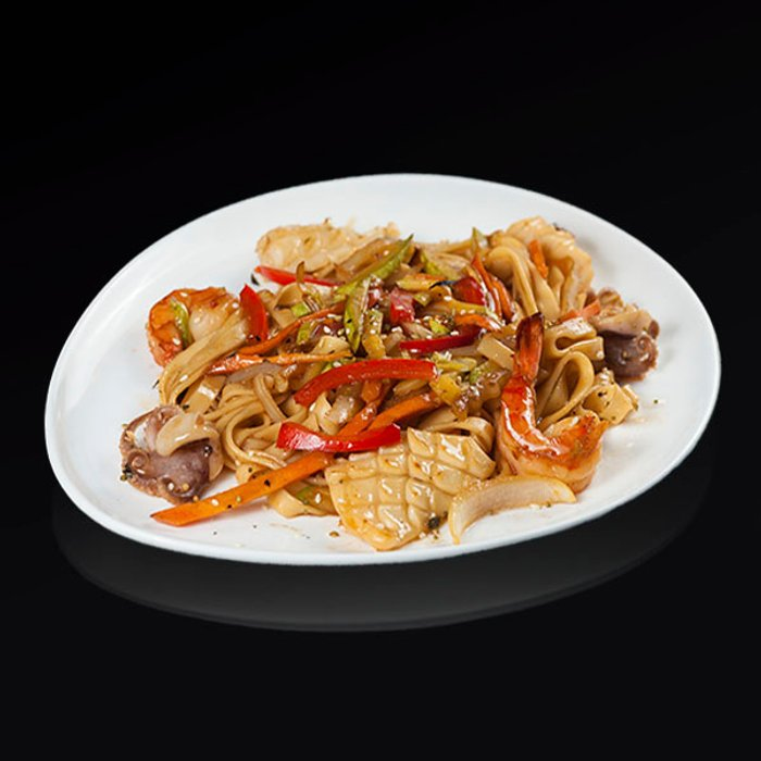 ЛАПША С МОРЕПРОДУКТАМИ